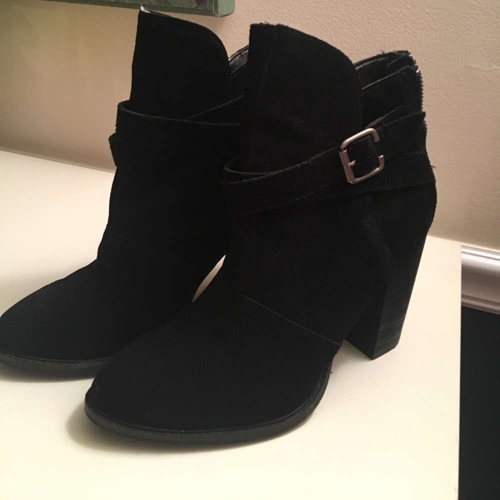Practically New Black Shade Booties - image 1